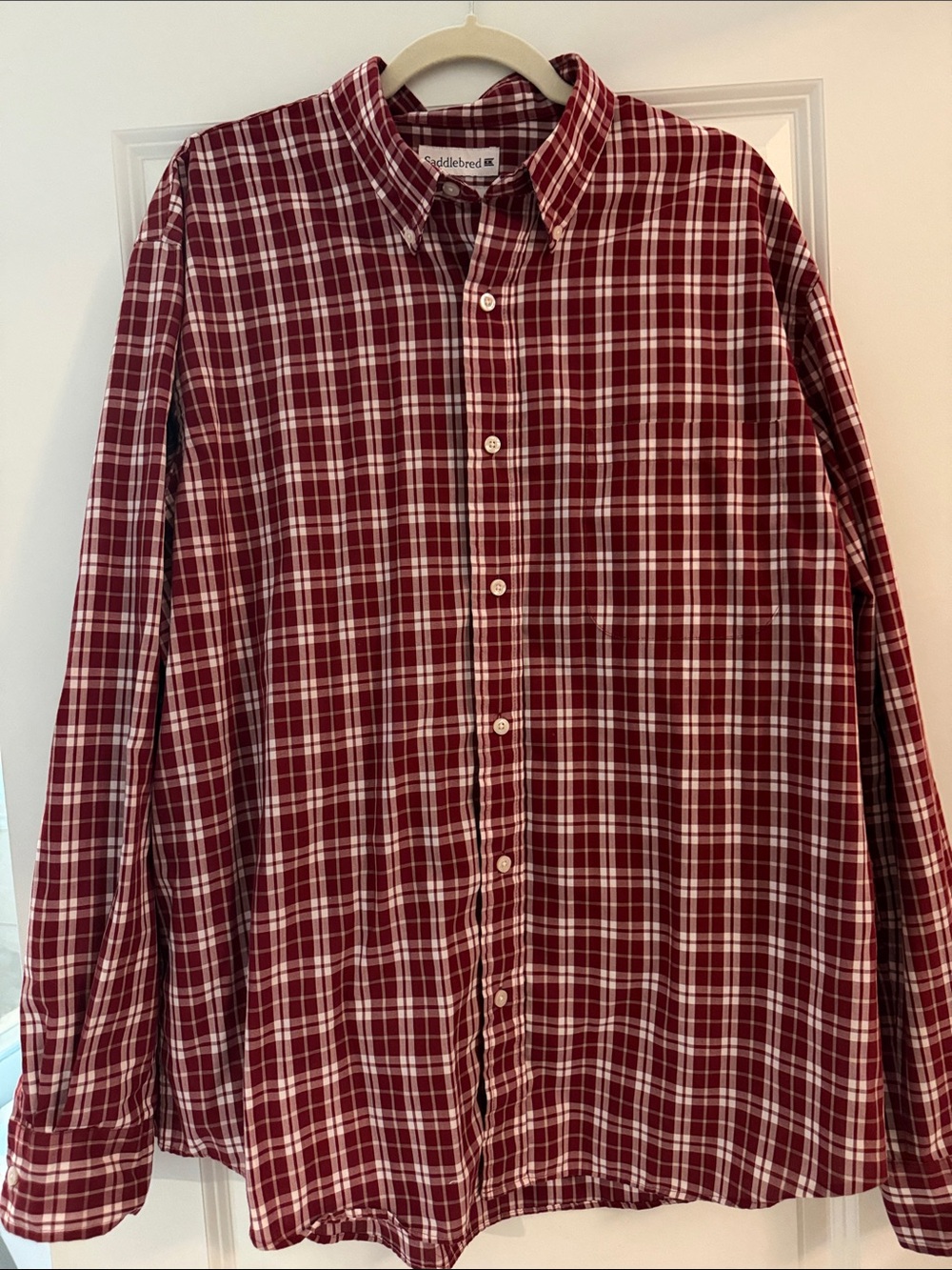 Saddlebred Red Plaid Button Down